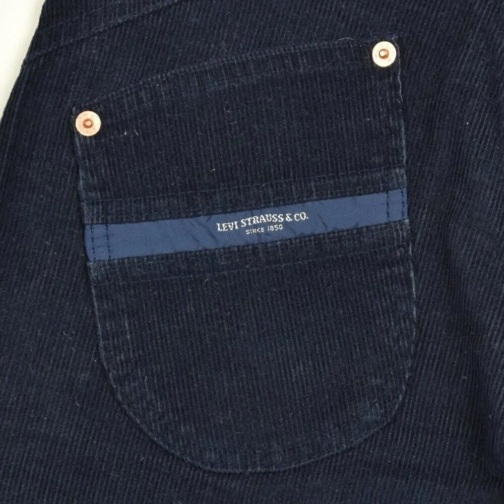 Vintage 70s Levi's Corduroy High Waist Wide Leg Pants Jeans - 27 - Picture 6 of 9
